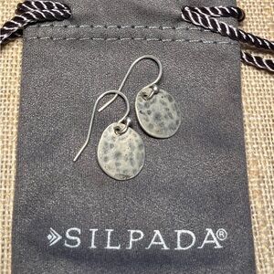 Silpada Hammered Drop Earrings